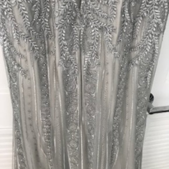Prom/Formal Dress by Camille la Vie Size 8 in Grey & Silver - Picture 11 of 12